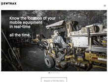 Tablet Screenshot of newtrax.com